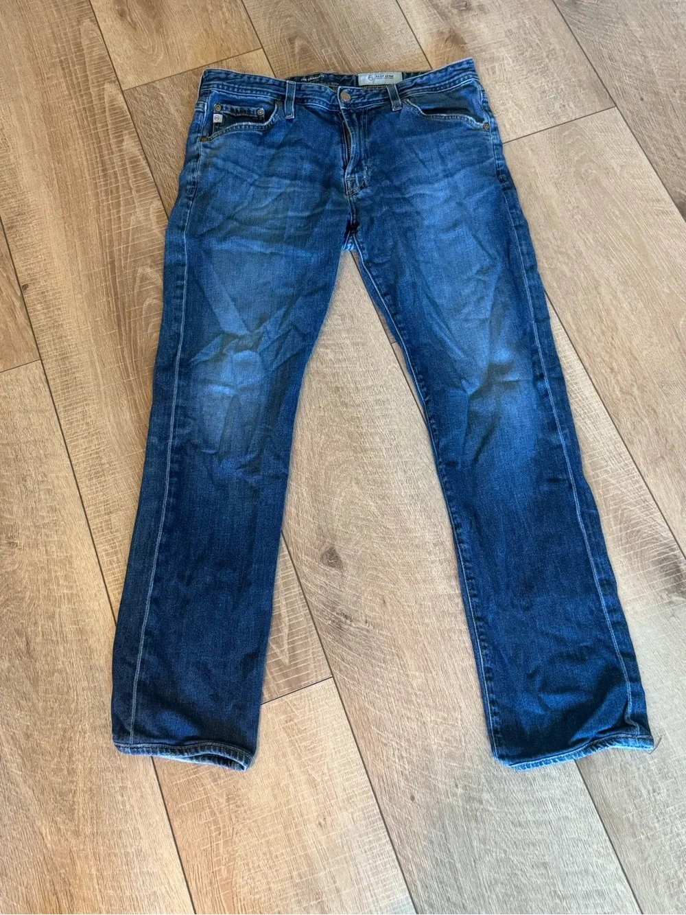 Ag Adriano Goldschmied Men's Indigo Straight Jeans